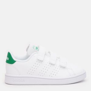 Кеды детские Adidas Advantage C EF0223 29 Ftwwht/Green/Gretwo (4061622793462) ТОП в Черкассах