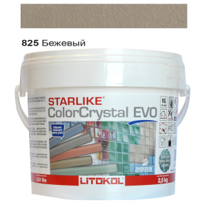 Эпоксидная затирка Litokol Starlike EVO ColorCrystal 825 Бежевый Хамелеон 2,5кг ТОП в Черкассах