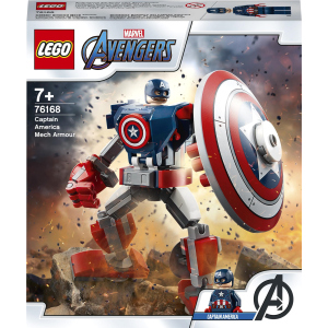 Конструктор LEGO Super Heroes Робоброня Капитана Америки 121 деталь (76168)