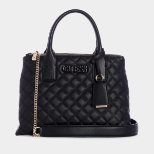 Сумка женская Guess Elliana Satchel 562 Черная (H2000029600005) лучшая модель в Черкассах