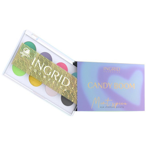 Палетка тіней Ingrid Cosmetics Candy Boom Mint Spice 8 кольорів 9.5 г (5902026662574) краща модель в Черкасах