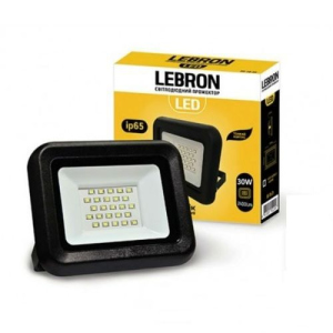 LED прожектор Lebron LF, 30W, LED, 2400Lm, 6200К (4748) ТОП в Черкасах