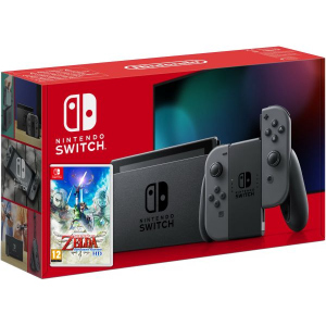 Nintendo Switch Gray (Upgraded version) + Гра The Legend of Zelda: Skyward Sword HD (російська версія)