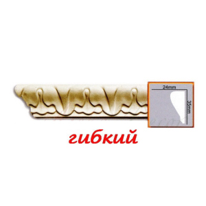 Молдинг гибкий CR686F Gaudi Decor (35x24)мм лучшая модель в Черкассах