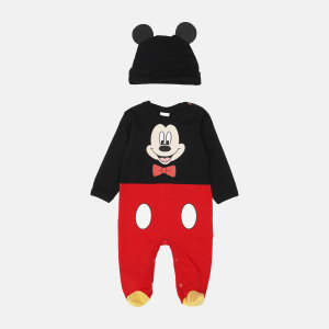 Человечек + шапочка Disney Mickey Mouse MC10455 68-74 см Черно-красный (8691109774507) ТОП в Черкассах