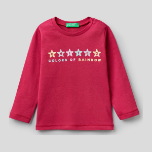 Футболка з довгими рукавами United Colors of Benetton 3I9WC15BX.P-04L 98 см (8300895499234) краща модель в Черкасах