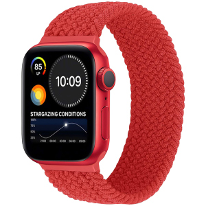 Ремінець Promate Fusion-40M для Apple Watch 38-40 мм 1/2/3/4/5/6/SE Red (fusion-40m.red) в Черкасах