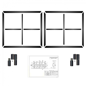 Комплект распашных ворот КСС (Свари сам) на проем 3.5 метра 220 ТОП в Черкассах