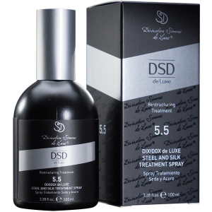 Восстанавливающий спрей DSD de Luxe 5.5 Steel and Silk Treatment Spray для бережного и глубокого ухода за кожей головы и волосами 100 мл (8437011863140)