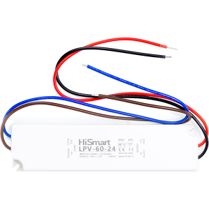 Блок питания HiSmart 24V 2.5А 60W IP67 (LPV-60-24) лучшая модель в Черкассах