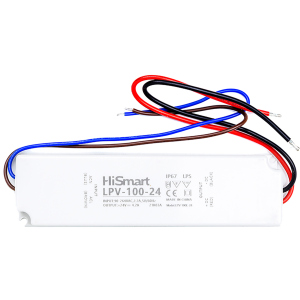 Блок живлення HiSmart 24V 4.2A 100W IP67 (LPV-100-24)