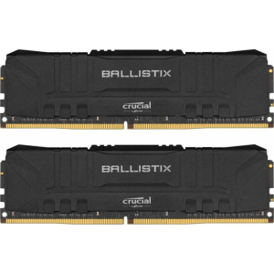 Модуль пам'яті для комп'ютера DDR4 16GB (2x8GB) 3200 MHz Ballistix Black MICRON (BL2K8G32C16U4B) краща модель в Черкасах