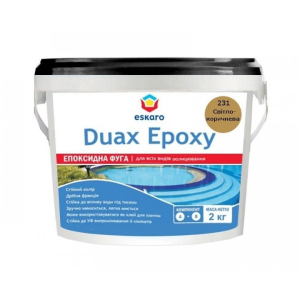 Двухкомпонентная эпоксидная затирка Eskaro Duax Epoxy светло-коричневый арт - 44013 ТОП в Черкассах