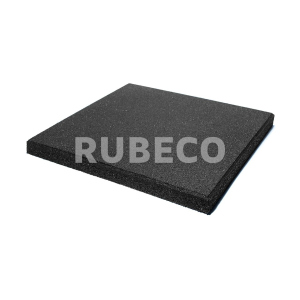 Гумова плитка RUBECO 500*500*25мм чорна 1м2 рейтинг