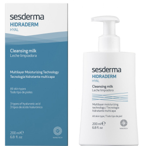 Молочко, що очищає для обличчя Sesderma Hidraderm Cleansing Milk 200 мл (8429979452054) надійний