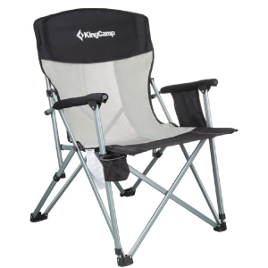 Стул KingCamp Hard Arm Chair Черный (KC3825 BLACK/MEDIUMGREY) ТОП в Черкассах