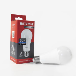 LED лампа ETRON Power Light 1-EPL-801 A67 30W 6500K E27 краща модель в Черкасах