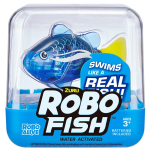 купить Интерактивная игрушка Robo Alive Роборыбка синяя (7125SQ1-2)