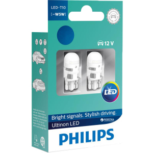 Автолампи Philips W5W Ultinon 4000K (11961ULW4X2)