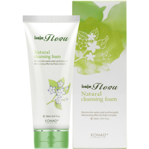 Очищувальна піна для обличчя Konad Iloje Flobu Natural Foam Cleansing Skin Care 185 мл (8809109832954) рейтинг