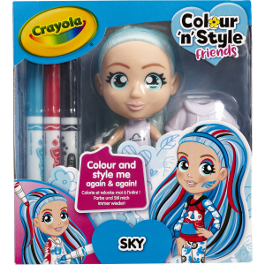 Набір для творчості Crayola Colour n Style Стильні дівчата Скай (918938.005) (8720077189386) ТОП в Черкасах