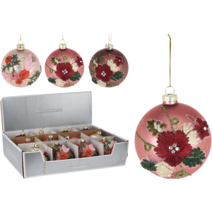 Набір ялинкових куль Christmas Decoration 8 см 12 шт (ABT620250) ТОП в Черкасах