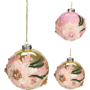 Набір ялинкових куль Christmas Decoration 10 см 6 шт (ACT504710) краща модель в Черкасах