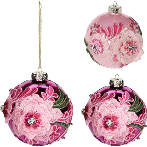 Набір ялинкових куль Christmas Decoration 10 см 6 шт (ACT504730) краща модель в Черкасах