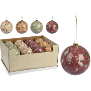 Набор елочных шаров Christmas Decoration 10 см 24 шт BIRD (APF478520) лучшая модель в Черкассах