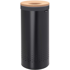 Бак для белья Brabantia 35 л 66.5х30х30 см Black (120008) лучшая модель в Черкассах