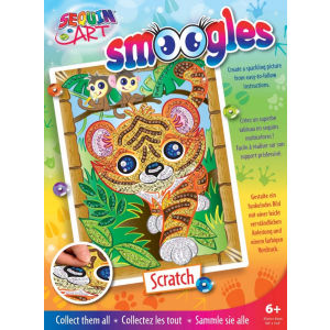 Набір для творчості Sequin Art Smoogles Тигр 25х34 см (SA1815) в Черкасах