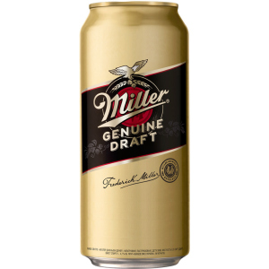 Упаковка пива Miller Genuine Draft светлое фильтрованное 4.5% 0.5 л х 24 шт (4820034924389) ТОП в Черкассах