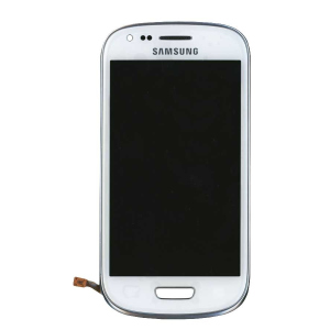 Матриця з тачскрином (модуль) Samsung Galaxy S3 mini GT-I8190 білий з рамкою High Copy ТОП в Черкасах