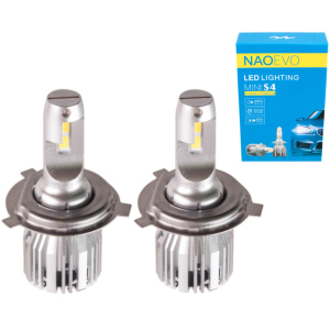 Автолампы NAOEVO S4/LED/H4/Flip Chip/9-16V/30W/3600Lm/EMERGENCY3000K/3000K/4300K/6500K (S4-H4) в Черкассах