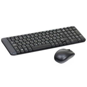 Комплект Logitech Wireless Desktop MK220 (920-003169) Black лучшая модель в Черкассах