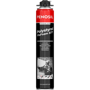 Пістолетна монтажна клей-піна Penosil Premium Polystyrol FixFoam 877 750 мл (A3781) в Черкасах