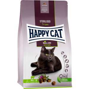 Сухий корм Happy Cat Sterilised Weide Lamm для дорослих стерилізованих кішок зі смаком ягняти 10 кг (70586 / 4001967140712) в Черкасах