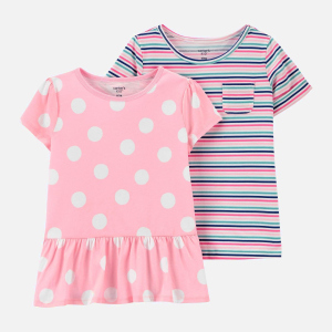 Футболка Carters 3L556410 122 см 2 шт 998 ASST Assorted-ST (194135078741) лучшая модель в Черкассах