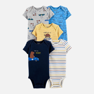 Боди-футболка Carters 1J981810 62 см 5 шт 998 ASST Assorted-ST (194133788123) в Черкассах