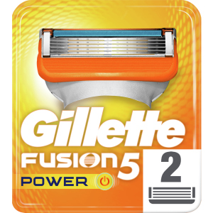 Сменные картриджи для бритья (лезвия) мужские Gillette Fusion5 Power 2 шт (7702018867172) лучшая модель в Черкассах