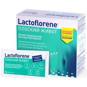 Біологічно активна добавка Lactoflorene Плоский живіт 20 пакетиків (8004995458770) ТОП в Черкасах