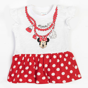 Сукня Disney Minnie Mouse MN15545 68-74 см Біла з червоним (8691109789860) ТОП в Черкасах