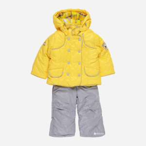 Комплект (куртка + полукомбинезон) Baby Line V118-16 80 см Желтый с серым (ROZ6204000738) лучшая модель в Черкассах