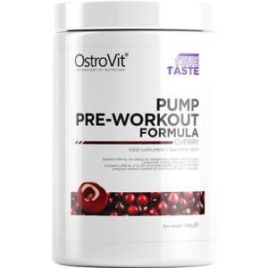 Передтренувальний комплекс OstroVit Pump Formula New Formula 500 г Вишня (5902232613018) рейтинг