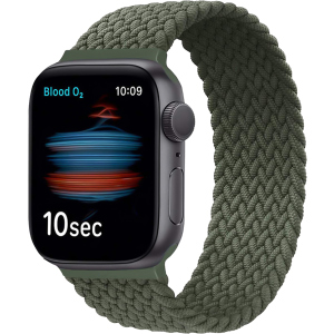 Ремінець Promate Fusion-44S для Apple Watch 42-44 мм 1/2/3/4/5/6/7/SE Green (fusion-44s.green) в Черкасах