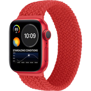 Ремешок Promate Fusion-44S для Apple Watch 42-44 мм 1/2/3/4/5/6/7/SE Red (fusion-44s.red) надежный