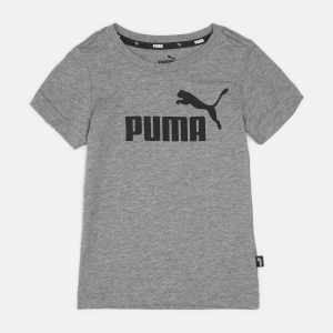 Футболка детская Puma ESS Logo Tee 58696003 146-152 см Medium Gray Heather (4063697393288) лучшая модель в Черкассах