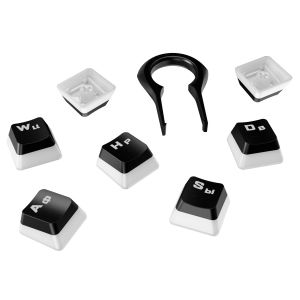 Набір ковпачків для механічних клавіатур HyperX Pudding Keycaps (HKCPXA-BK-RU/G) краща модель в Черкасах