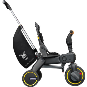 Складаний триколісний велосипед Doona Liki Trike S5 Nitro Black (SP550-99-033-015) в Черкасах