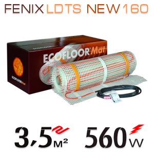 Нагревательный мат Fenix LDTS metric 160 - 3,5 кв.м надежный